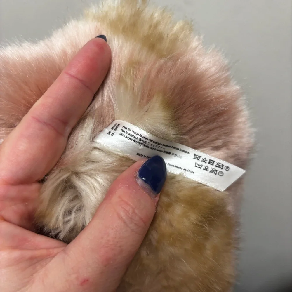 Anthropologie Renata Ombre Faux Fur Infinity Scarf